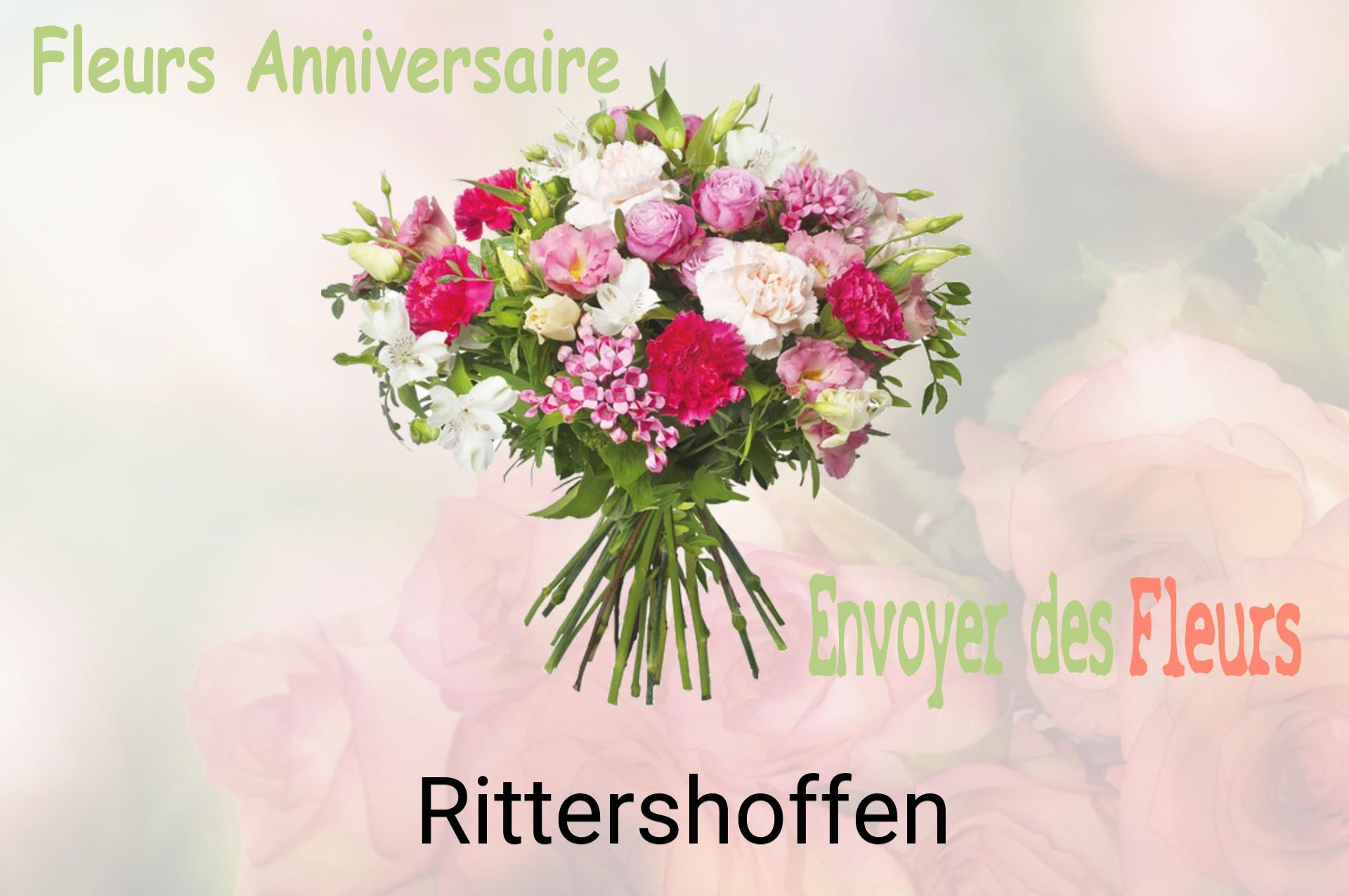 Bouquet de fleurs d’anniversaire livré à Rittershoffen